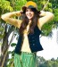 in yellow green